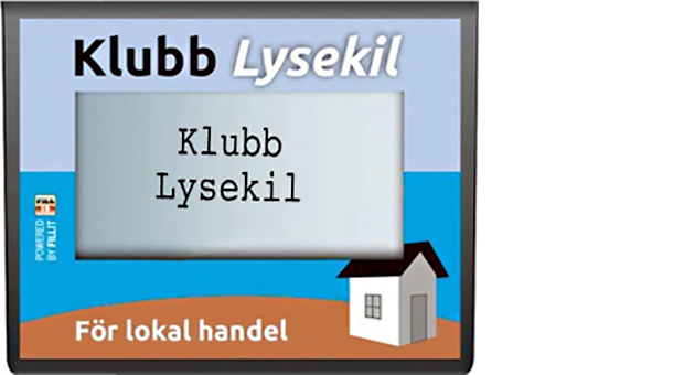 Bild av registreringsterminal för Lysekils kundklubb.